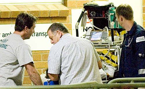 Two teenage boys are treated for serious injuries after the explosion of a homemade pipe bomb at a house in Hill Street, Gatton. Two teenage boys are treated for serious injuries after the explosion of a homemade pipe bomb at a house in Hill Street, Gatton.